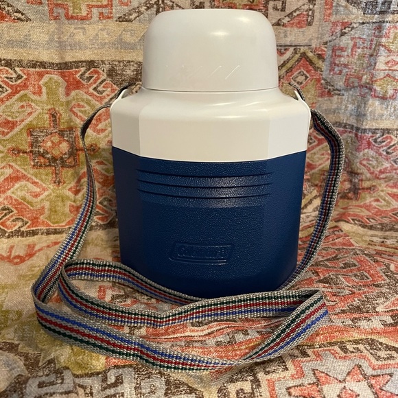 Coleman Dining Vintage Coleman Sport Cold Thermos With Strap Poshmark